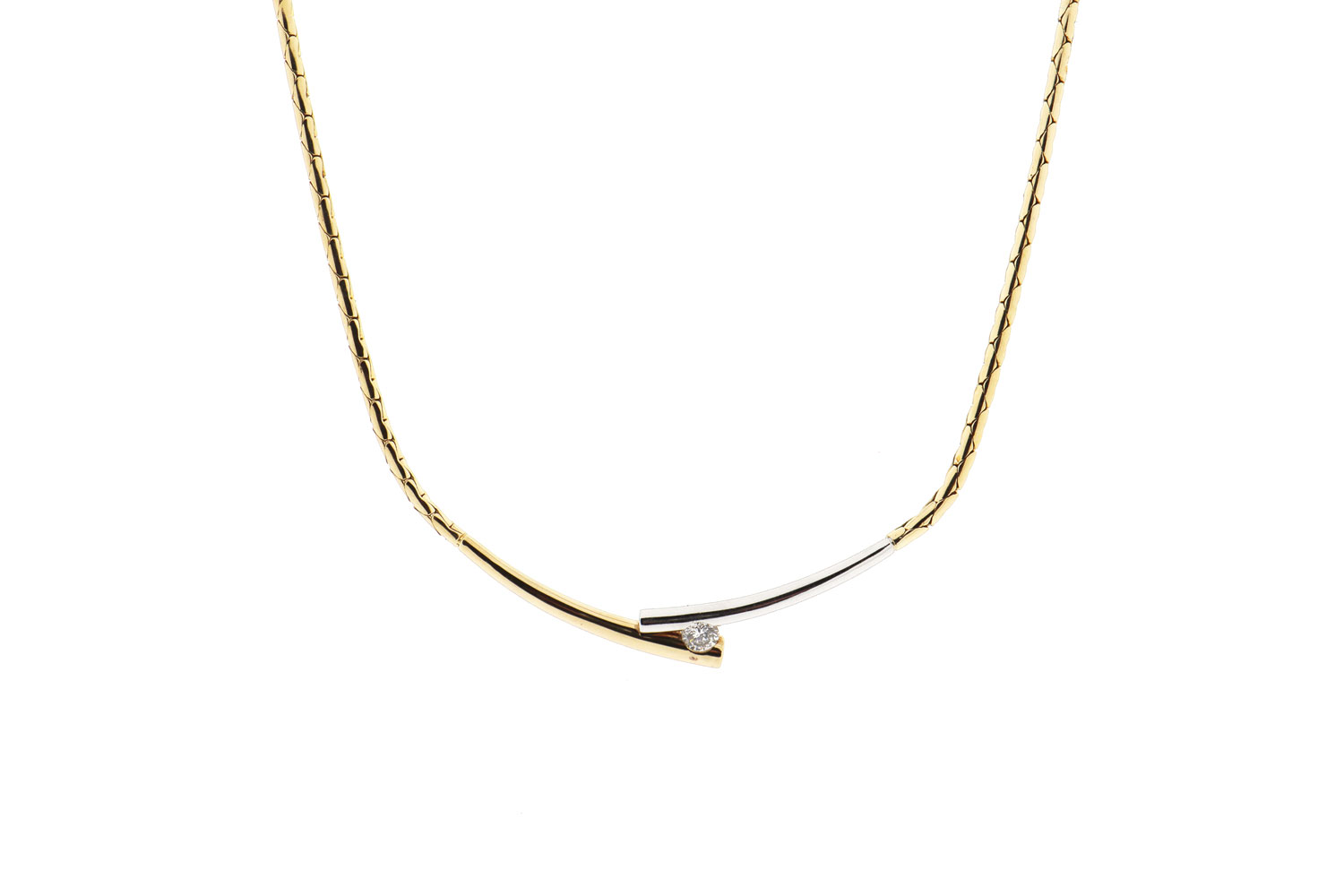 gouden-ketting-met-hanger-105cgy-1.jpg gouden ketting met hanger - Afbeelding 1