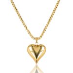 gouden ketting met hartje