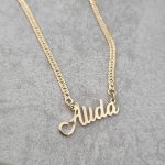 gouden ketting met naam