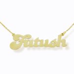 gouden ketting met naam
