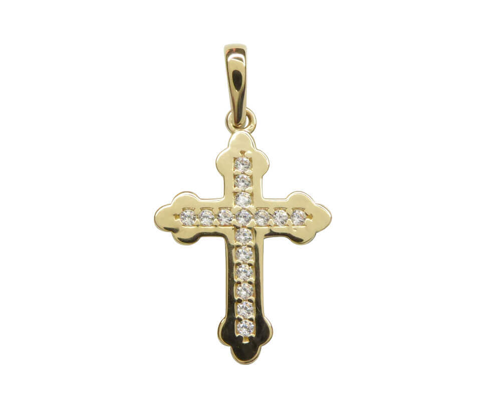 gouden-kruis-ketting-303ehi-1.jpg gouden kruis ketting - Afbeelding 1