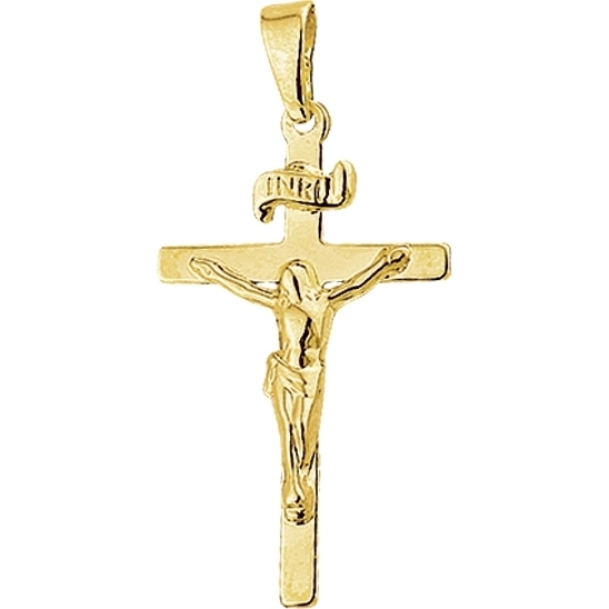 gouden-kruis-ketting-374ibv-1.jpg gouden kruis ketting - Afbeelding 1