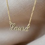 gouden naamketting