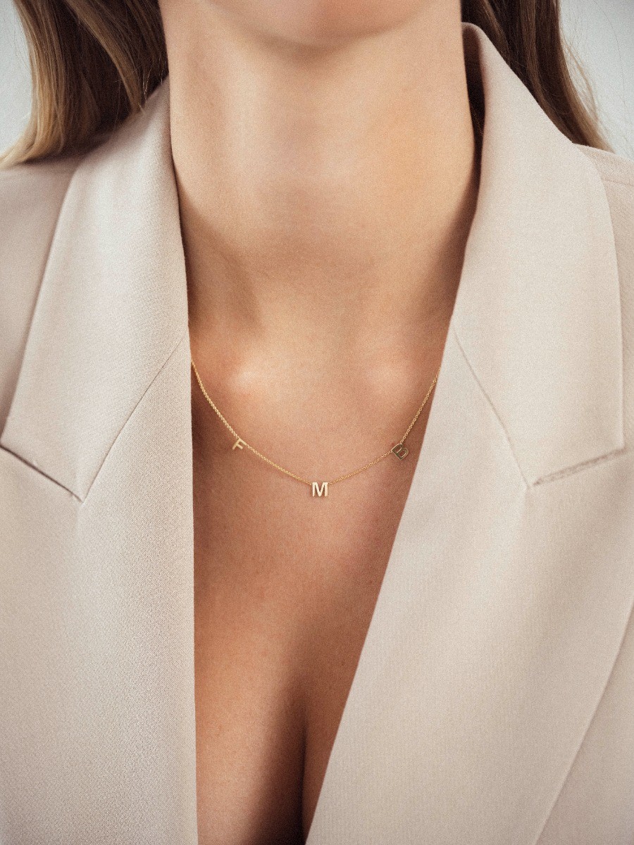 ketting-initialen-163nco-1.jpg ketting initialen - Afbeelding 1