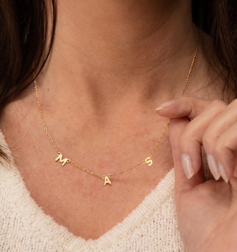 ketting-initialen-300zhp-1.jpg ketting initialen - Afbeelding 1