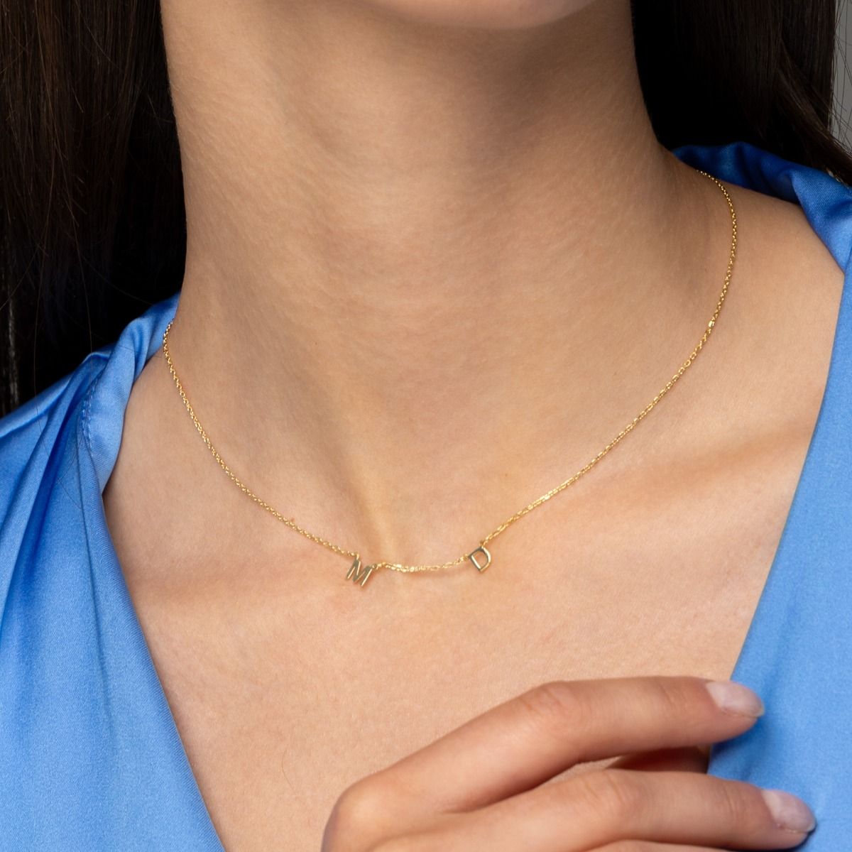 ketting-initialen-853biy-1.jpg ketting initialen - Afbeelding 1