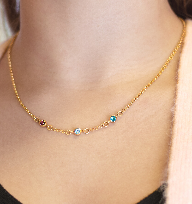 ketting-met-geboortesteen-067kqj.png ketting met geboortesteen - Afbeelding 1