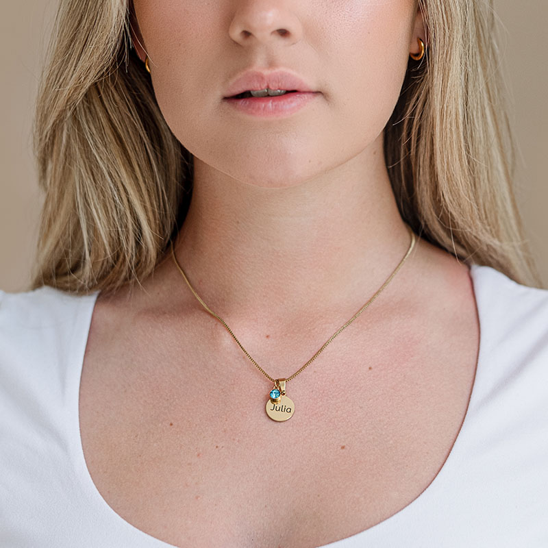 ketting-met-geboortesteen-371eid-1.jpg ketting met geboortesteen - Afbeelding 1