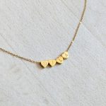 ketting met letter goud