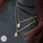 ketting met letter goud