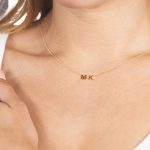 ketting met letter goud