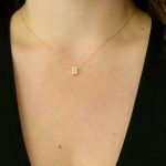 ketting met letter goud