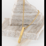 ketting met naam goud