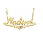 ketting met naam goud